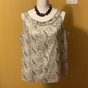 Talbots sleeveless top